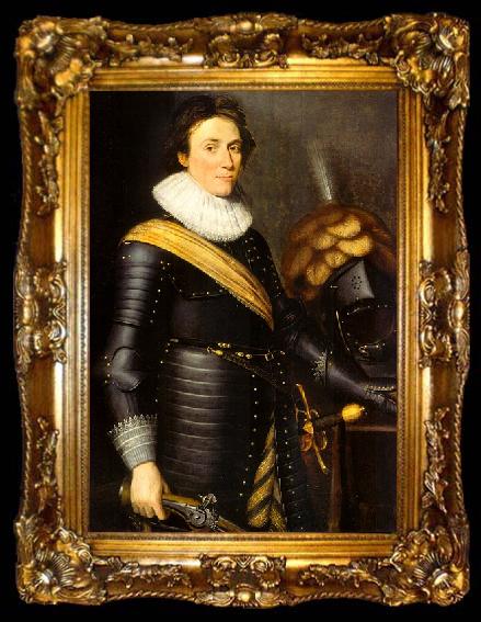 framed  Dirck de Quade van Ravesteyn Herzog Christian von Braunschweig, ta009-2